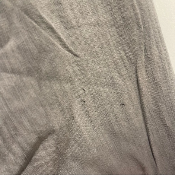 NWT soft surroundings gray ombré button up chambray top size XL (FLAW) - Picture 7 of 7